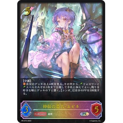 画像1: 〔状態B〕神秘の番人・スピネ(イラスト違い/CS)【PR】{PR-072}