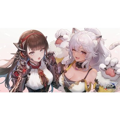 画像1: プレイマット『森羅鋼鉄 応援イラスト(モノ/ラティカ)(GCS仙台)』【サプライ】{-}