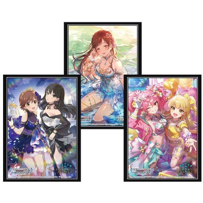 スリーブ『3種セット新田美波＋渋谷凛＆本田未央＋城ヶ崎美嘉＆城ヶ崎莉嘉』【サプライ】{-}《-》