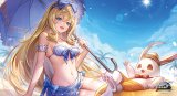 プレイマット『シーサイド・メモリーズ 応援イラスト(アリス)』【サプライ】{-}