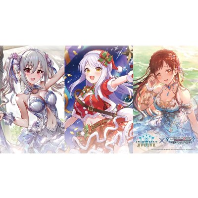 画像1: プレイマット『神崎蘭子&イヴ・サンタクロース&新田美波(TOP64)』【サプライ】{-}