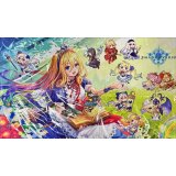 〔状態A-〕プレイマット『八獄魔境アズヴォルト 応援イラストVer.(ワンダードリーム・アリス)』【サプライ】{-}《-》