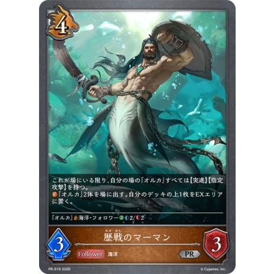画像1: 歴戦のマーマン【PR】{PR-519}《ドラゴン》