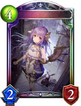 〔状態B〕紫紺の抵抗者・エンネア(STR)【リアルプロモ】{-}