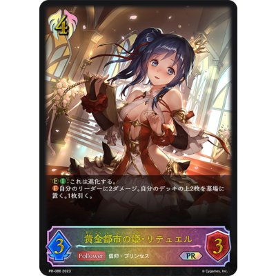 黄金都市の姫・リテュエル(イラスト違い)【PR】{PR-086}
