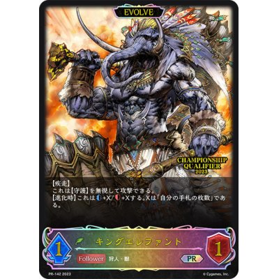 画像1: キングエレファント(EVOLVE/QUALIFIER)【PR】{PR-142}