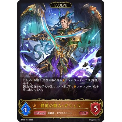 画像1: 〔状態A-〕覇道の龍人・ガリュウ(EVOLVE)【LG】{BP06-055}
