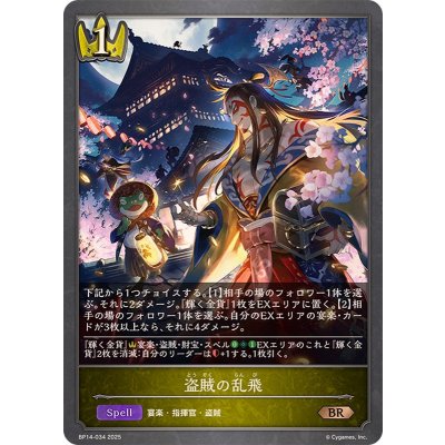 盗賊の乱飛【BR】{BP14-034}《ロイヤル》