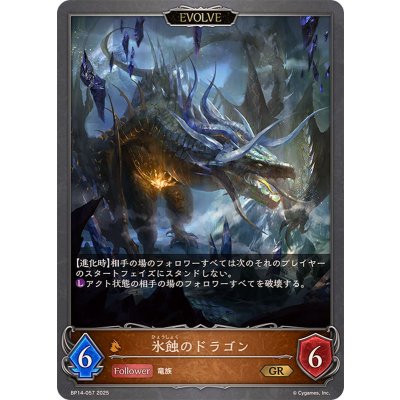 画像1: 氷蝕のドラゴン(EVOLVE)【GR】{BP14-057}