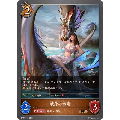 献身の水竜【BR】{BP14-067}《ドラゴン》