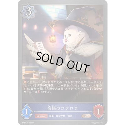 画像1: 〔状態B〕宿帳のフクロウ【BR・プレミアム】{BP14-P12}