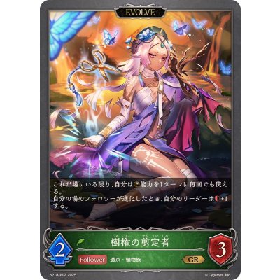 〔状態A-〕樹権の剪定者(EVOLVE)【GR・プレミアム】{BP18-P02}《エルフ》