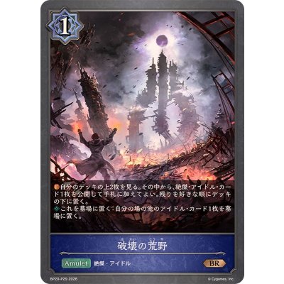 画像1: 破壊の荒野【BR・プレミアム】{BP20-P29}《ウィッチ》