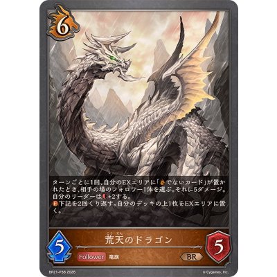 画像1: 荒天のドラゴン【BR・プレミアム】{BP21-P38}《ドラゴン》