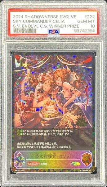 画像1: 〔PSA10鑑定済〕空の指揮官・セリア(イラスト違い/CS)【PR】{PR-222} (1)