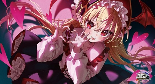 画像1: プレイマット『光影の二重奏 応援イラスト(ヴァンピィ)(GCS静岡)』【サプライ】{-} (1)
