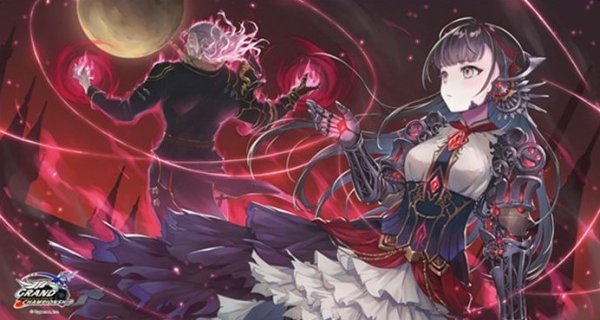 画像1: 〔状態A-〕プレイマット『黒鉄の侵略者 応援イラスト(モノ/ユリアス)(GCS千葉)』【サプライ】{-} (1)