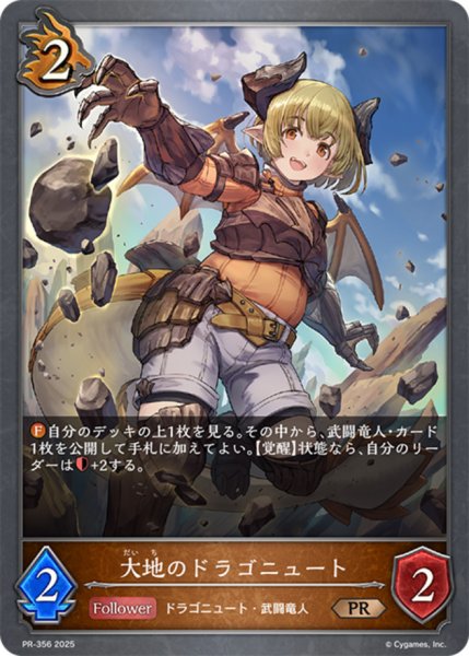 画像1: 〔状態A-〕大地のドラゴニュート【PR】{PR-356} (1)