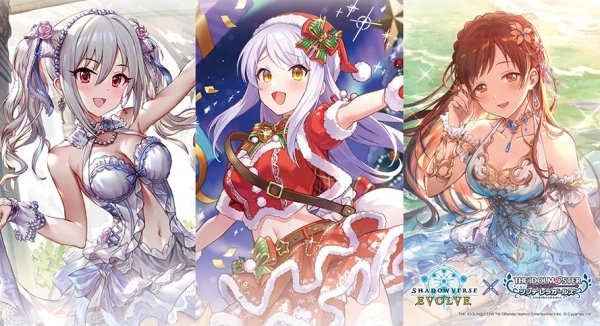 画像1: プレイマット『神崎蘭子&イヴ・サンタクロース&新田美波(TOP64)』【サプライ】{-}《-》 (1)