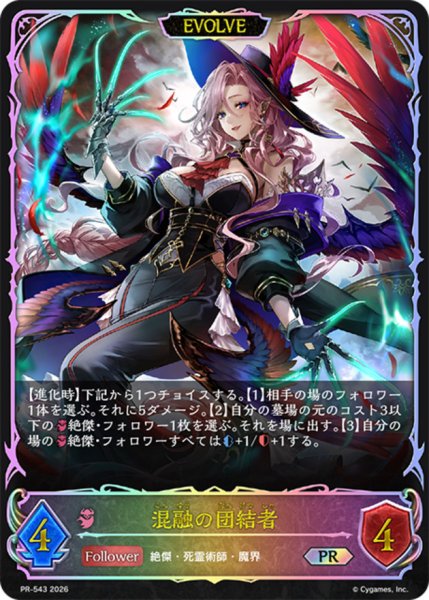 画像1: 〔状態A-〕混融の団結者(EVOLVE/SL仕様)【PR】{PR-543}《ナイトメア》 (1)