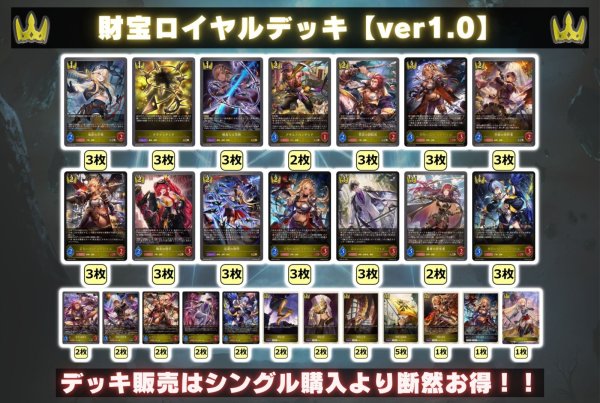 画像2: 財宝ロイヤルデッキ【ver1.0】{-}《-》 (2)