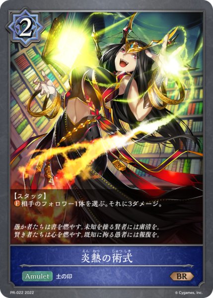 画像1: 〔状態A-〕炎熱の術式【PR】{PR-022} (1)