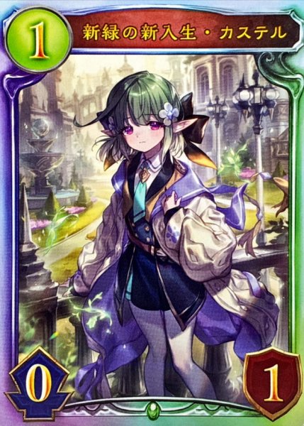 画像1: 〔状態A-〕新緑の新入生・カステル【リアルプロモ】{-}《エルフ》 (1)