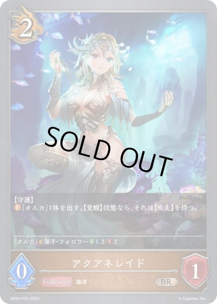 画像1: 〔状態B〕アクアネレイド【BR・プレミアム】{BP04-P20}《ドラゴン》 (1)