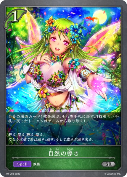 画像1: 〔状態A-〕自然の導き【SR】{PR-003} (1)