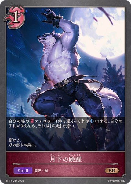 画像1: 月下の跳躍【BR】{BP14-087} (1)