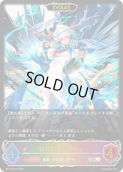 画像1: 〔状態B〕独尊龍・スーロン(EVOLVE)【SL】{BP14-SL12} (1)