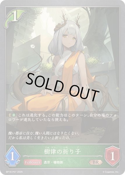画像1: 〔状態A-〕樹律の祈り子【BR・プレミアム】{BP18-P07}《エルフ》 (1)