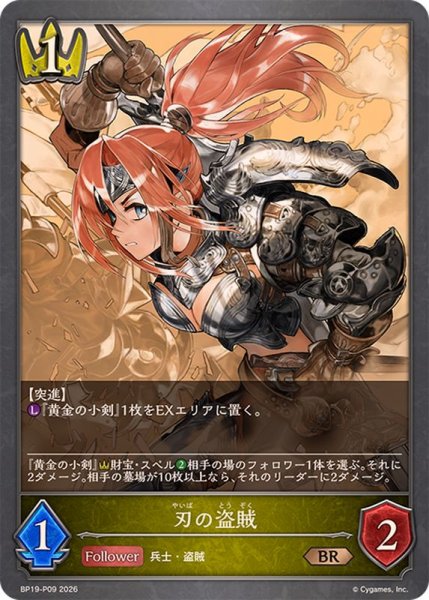 画像1: 刃の盗賊【BR・プレミアム】{BP19-P09} (1)