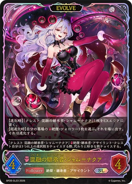 画像1: 混融の継承者・シャム＝ナクア(EVOLVE)【SL】{BP20-SL23}《ナイトメア》 (1)
