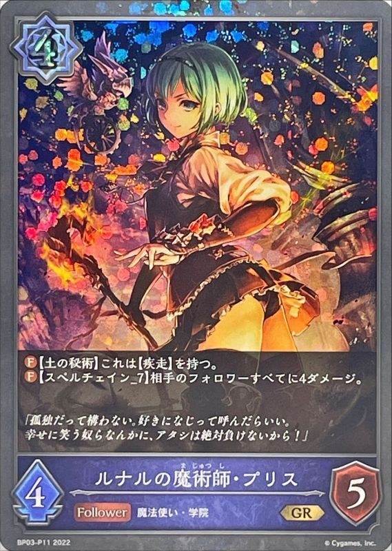 シャドウバース エボルヴ/プロモ/PR/プレミアム/ルナルの魔術師